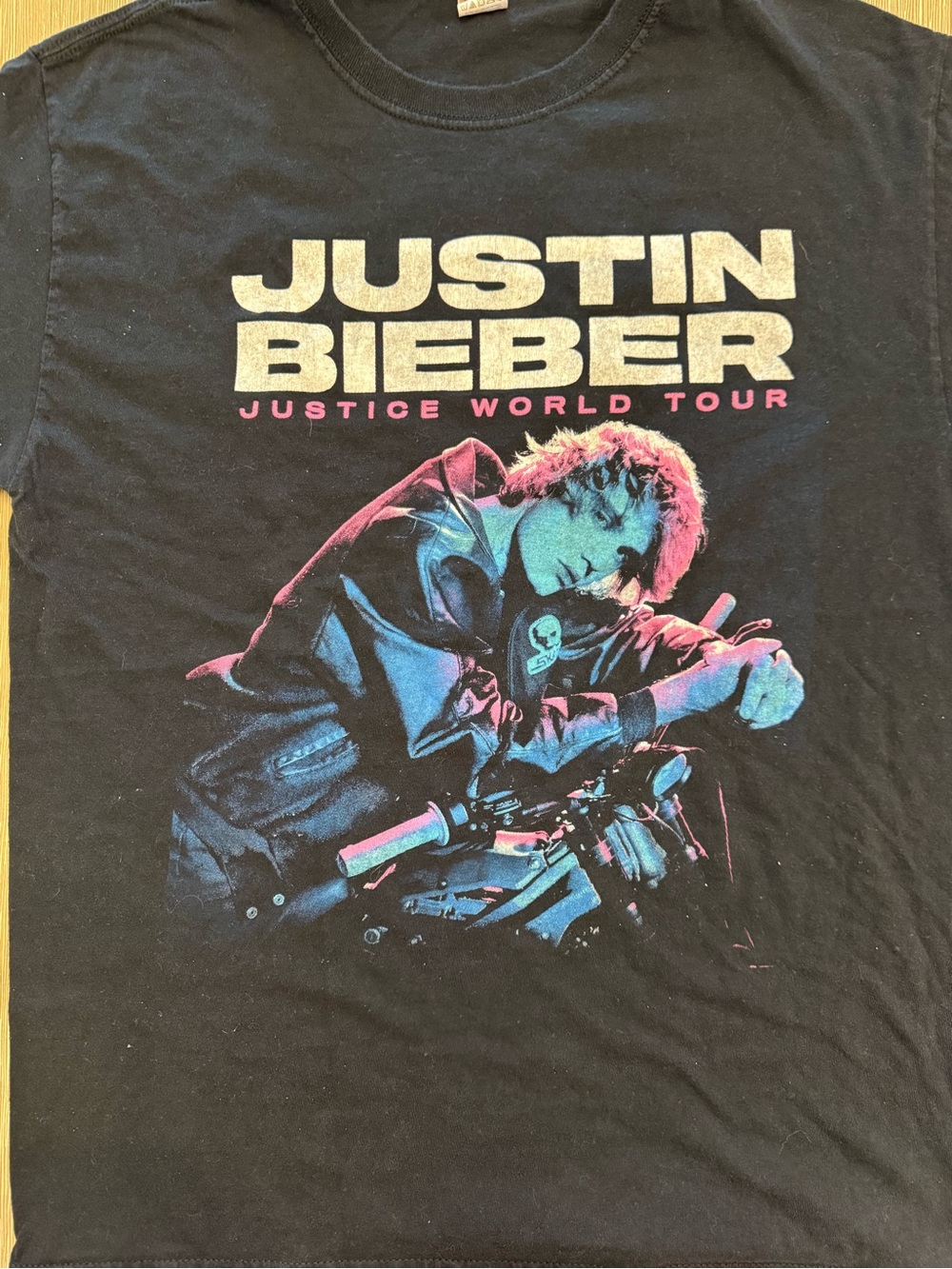 Justin Bieber Justice World Tour 2022 Concert T-Shirt Size Medium